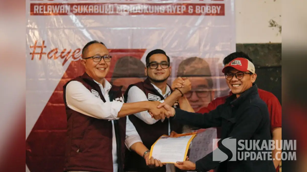 Relawan RESMI Beri Dukungan Untuk Ayep-Bobby di Pilkada Kota Sukabumi