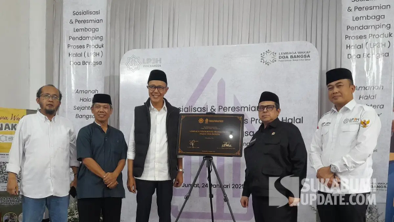 Kepala BPJPH Haikal Hasan Hadiri Launching LP3H dan LW Doa Bangsa Di Cibadak Sukabumi