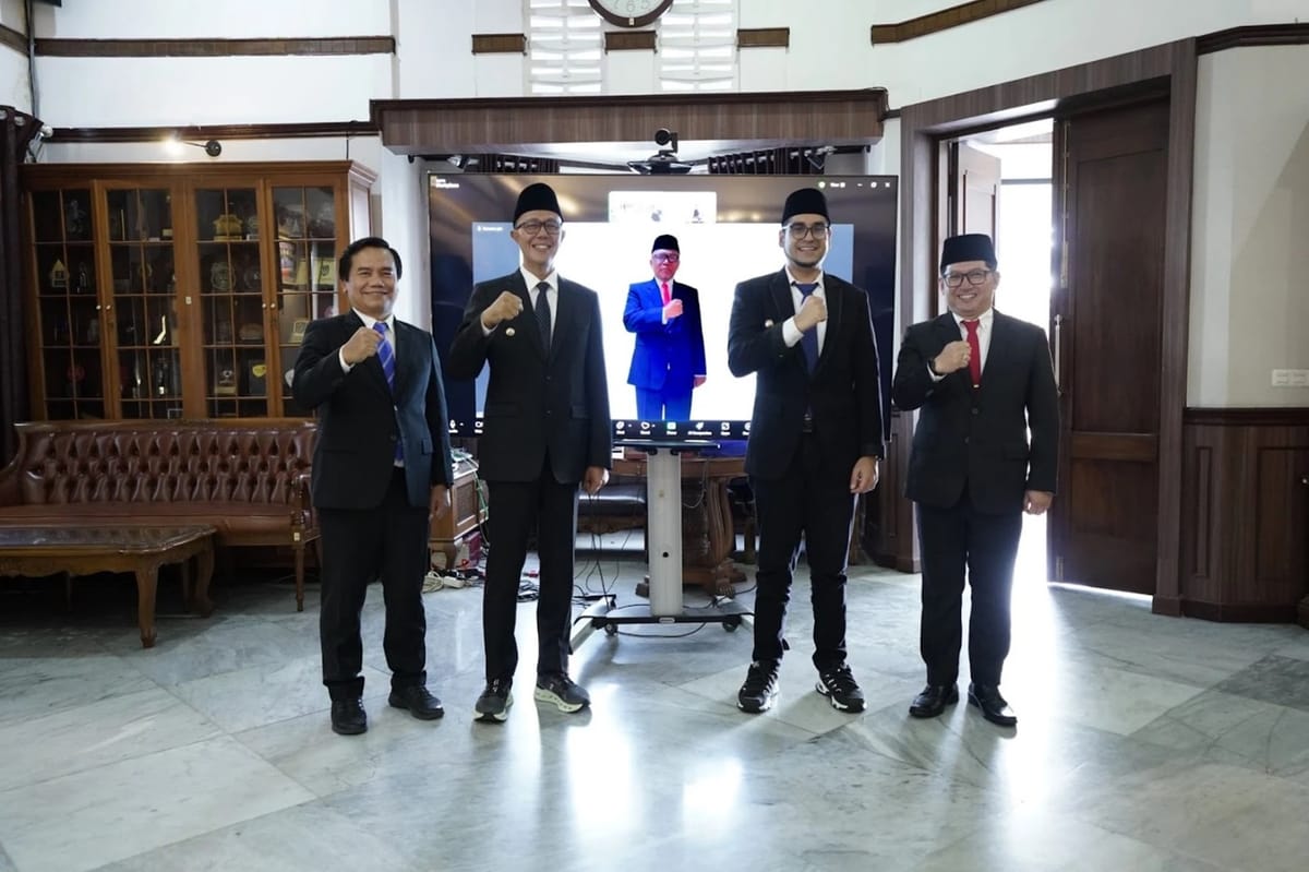 Andang Tjahjandi Dilantik sebagai Sekretaris Daerah Kota Sukabumi
