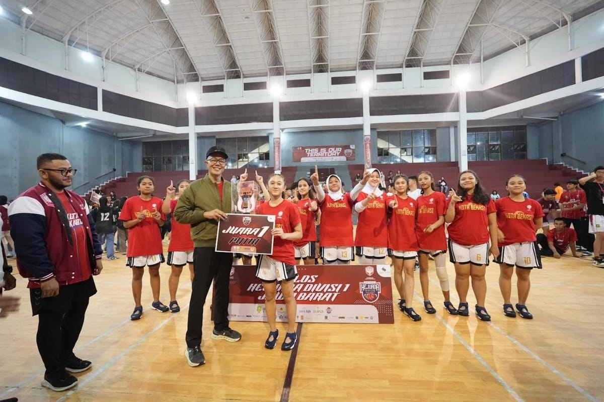 Tim Basket Naik ke Divisi I, Wali Kota Dukung Penuh Pembinaan Olahraga