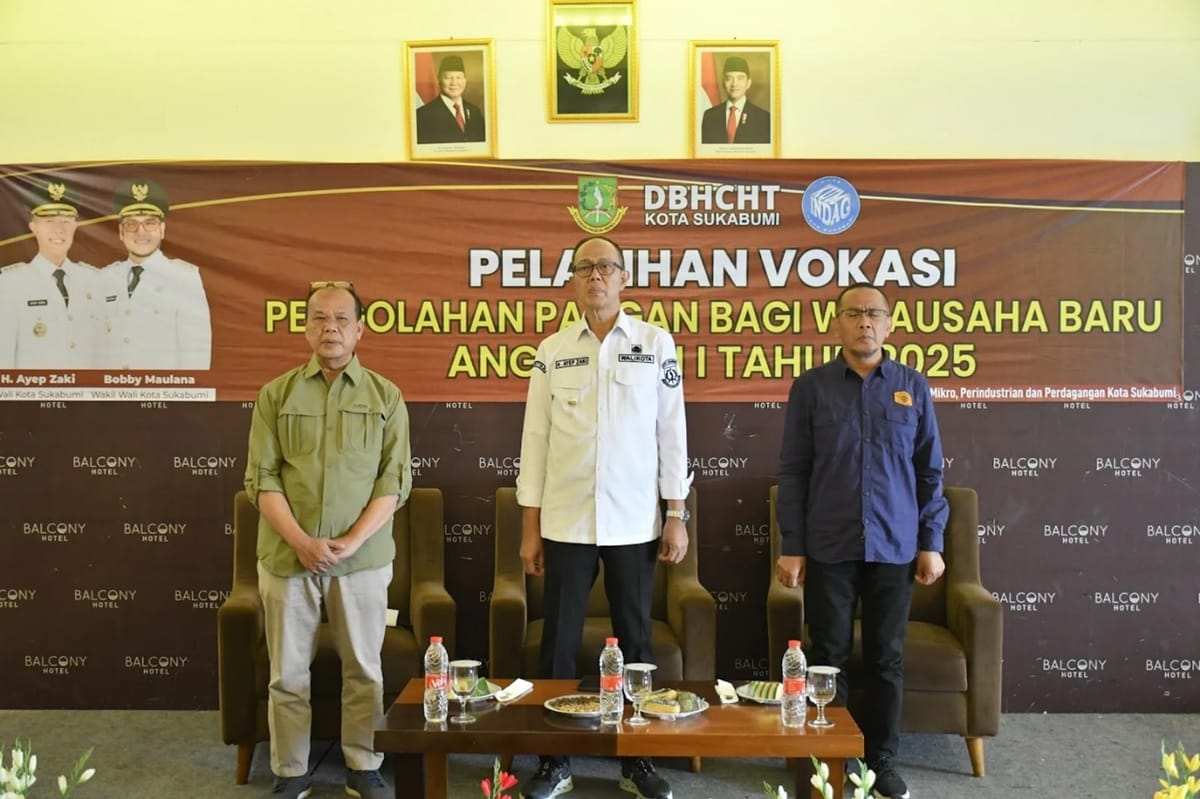 Pemkot Sukabumi Gelar Pelatihan Vokasi Pengipah Pangan untuk Perkuat UMKM Kuliner