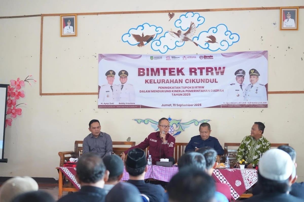 Wali Kota Sukabumi Tekankan Peran Strategis RT RW dalam Pembangunan Kelurahan Cikundul