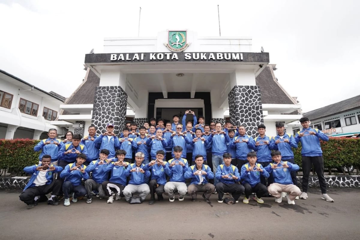 Wali Kota Sukabumi Lepas Tim Perssi Berlaga di Liga 4 Seri 2