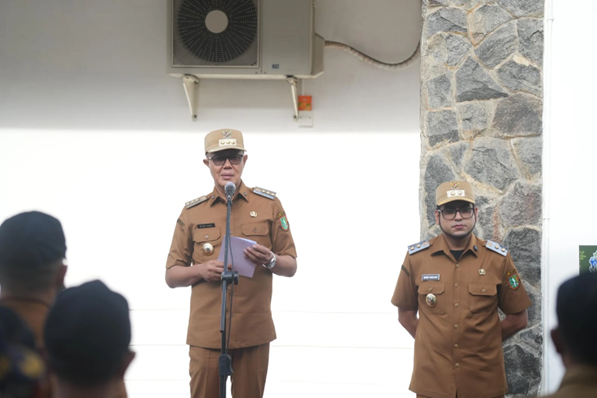 Apel Perdana dan Peluncuran Nasabah Bank Sampah Setda, Wali Kota Ajak Bangun Sukabumi Lebih Bercahaya
