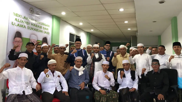 Dukungan Terus Mengalir, Aliansi Habaib dan Ulama Sukabumi Deklarasi Menangkan Paslon AYEUNA