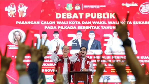 Penampilan Ayep Zaki-Bobby Maulana di Debat Publik Dipuji Warga Kota Sukabumi