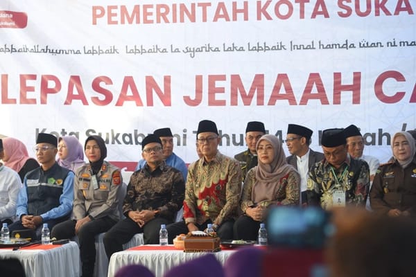 Wali Kota Lepas 269 Jemaah Calon Haji Kota Sukabumi, Doakan Menjadi Haji Mabrur