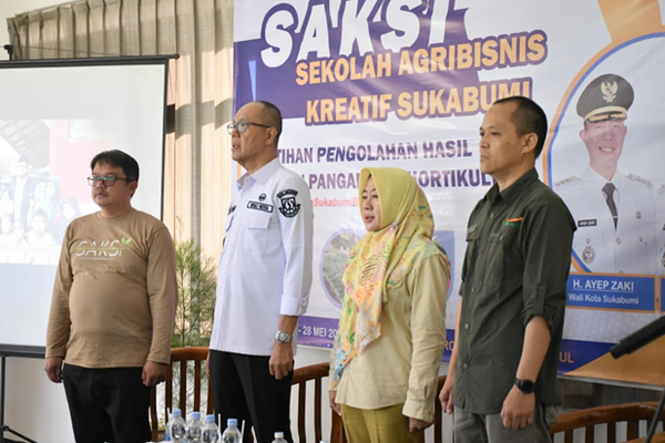 Kota Sukabumi Harus Dibangun dengan Kreativitas, Wali Kota Buka Pelatihan Agribisnis