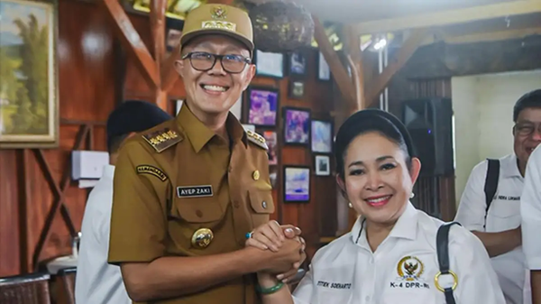 Silaturahmi Wali Kota Sukabumi Ayep Zaki dan Titiek Soeharto: Gagas Kolaborasi