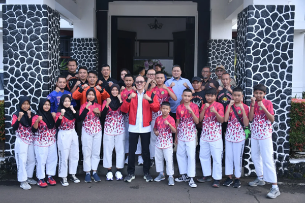 Pelepasan Atlet Tarung Derajat Kota Sukabumi Menuju Kejurda Jawa Barat 2025