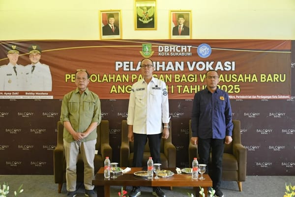 Pemkot Sukabumi Gelar Pelatihan Vokasi Pengipah Pangan untuk Perkuat UMKM Kuliner