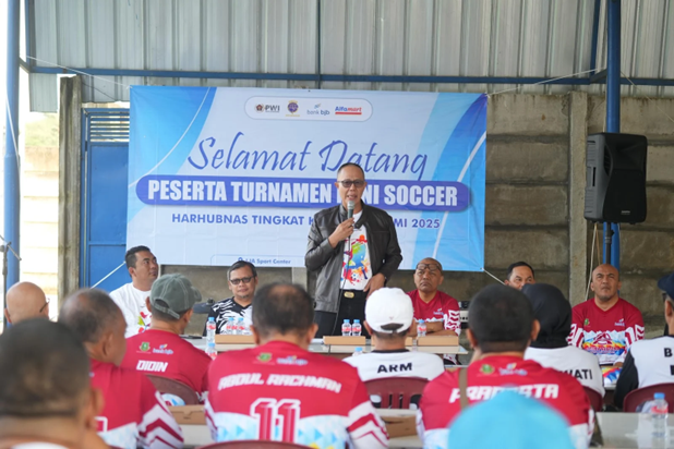 Wali Kota Sukabumi Buka Pertandingan Mini Soccer Harhubnas dan Haornas 2025