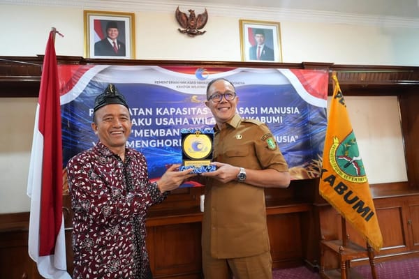 Pemkot Sukabumi dan Kemenham Jabar Gelar Penguatan HAM bagi Pelaku Usaha