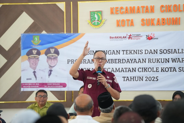 Wali Kota Sukabumi Dorong Penguatan Kolaborasi Melalui Program P2RW di Kecamatan Cikole