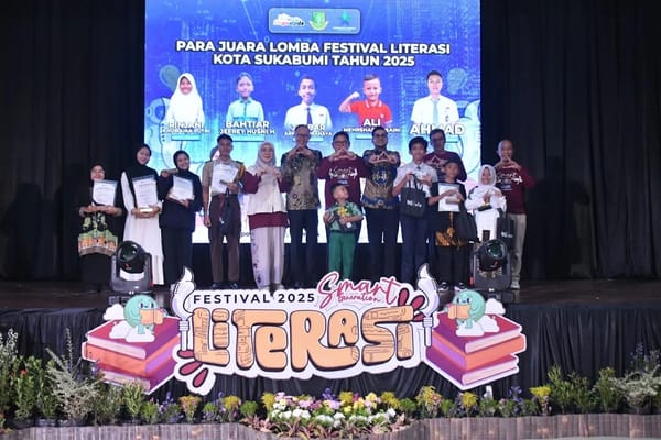 Festival Literasi 2025 Dorong Terbentuknya Smart Generation di Kota Sukabumi