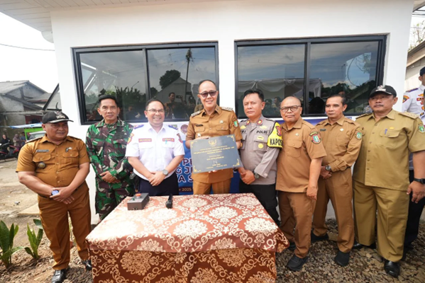 Wali Kota Sukabumi Resmikan Pos Jaga Perlintasan Sebidang JPL 56 Amubawa Sasana